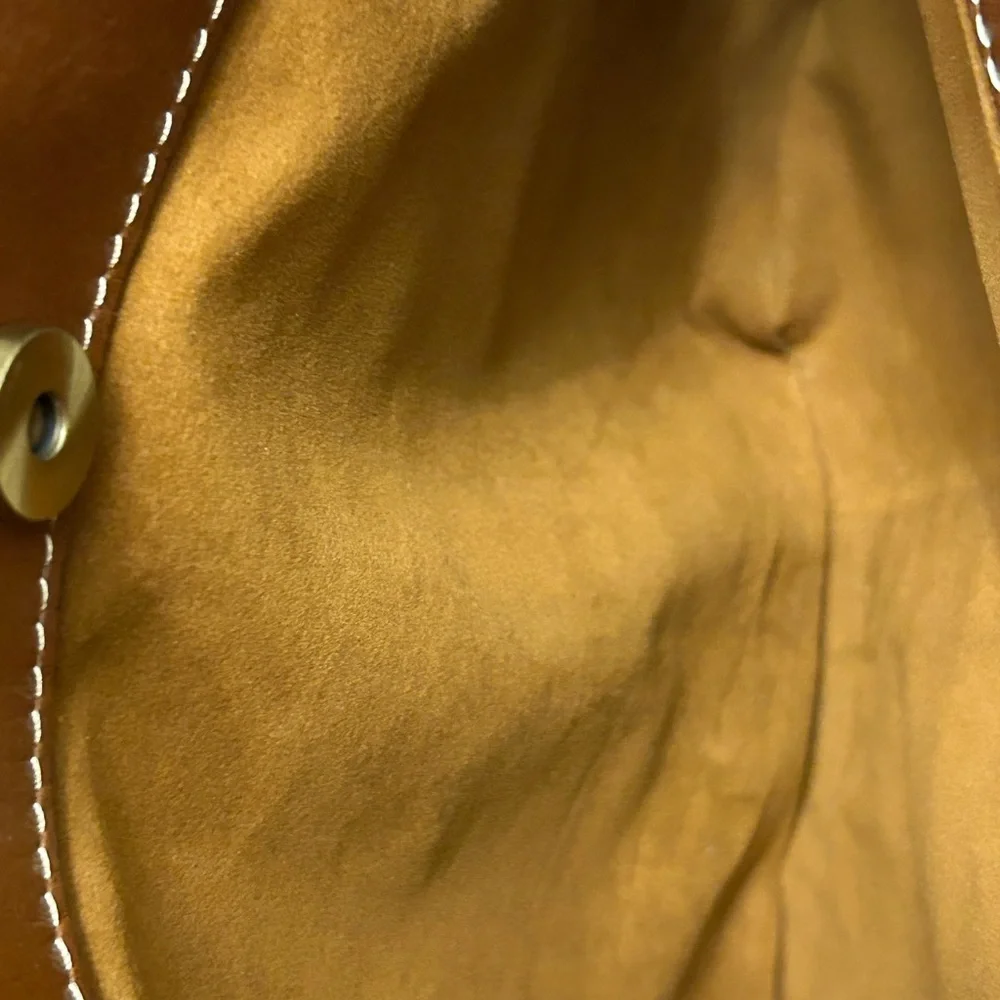 Patricia Nash 2fer Signature Map Print Leather Tote w/Pouch Approx. 15 x 11 x3.5 - Picture 13 of 17